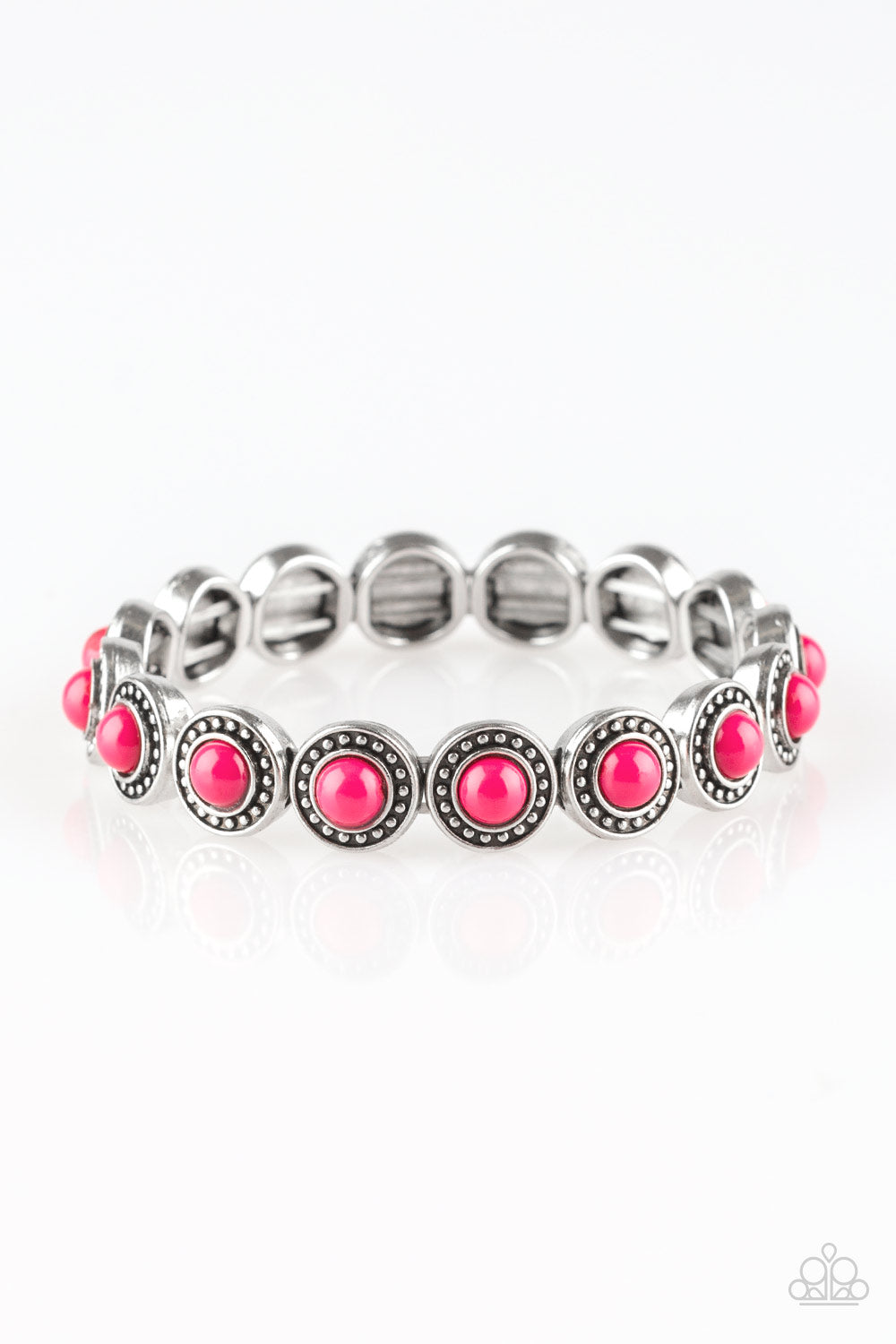 Globetrotter Goals Pink Paparazzi Bracelet Cashmere Pink Jewels - Cashmere Pink Jewels & Accessories, Cashmere Pink Jewels & Accessories - Paparazzi