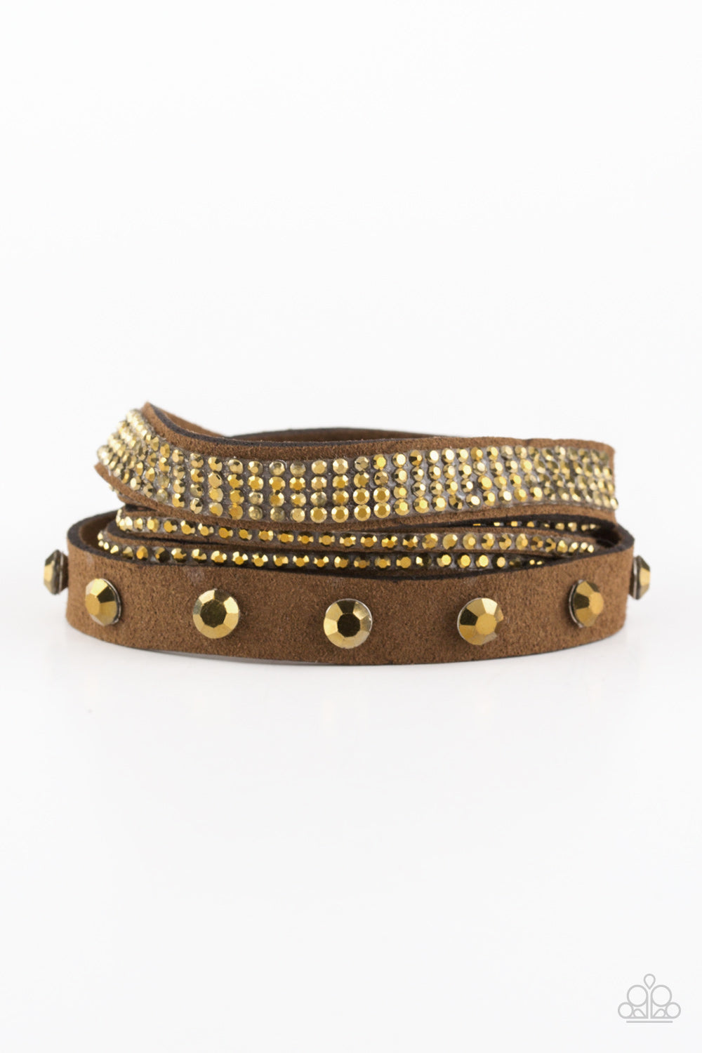 Totally Rockable Brass Paparazzi Bracelet Cashmere Pink Jewels 