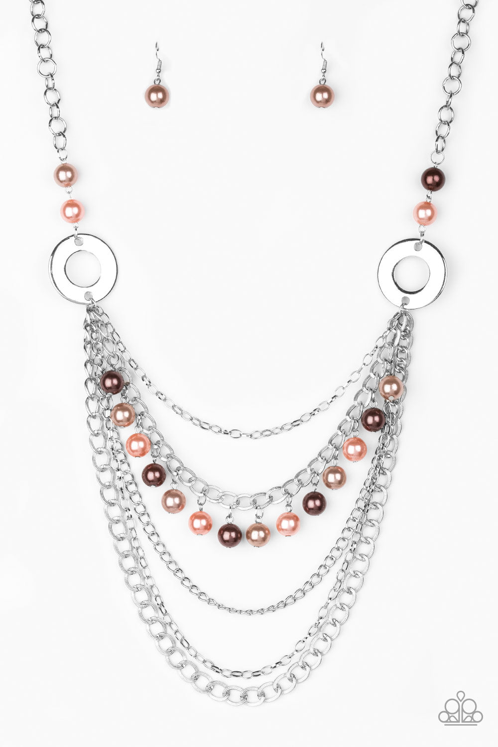 BELLES and Whistles Multi Paparazzi Necklace Cashmere Pink Jewels