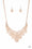 Mess With The Bull Rose Gold Paparazzi Necklace Cashmere Pink Jewels