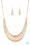 Feast or Famine Gold Paparazzi Necklace Cashmere Pink Jewels