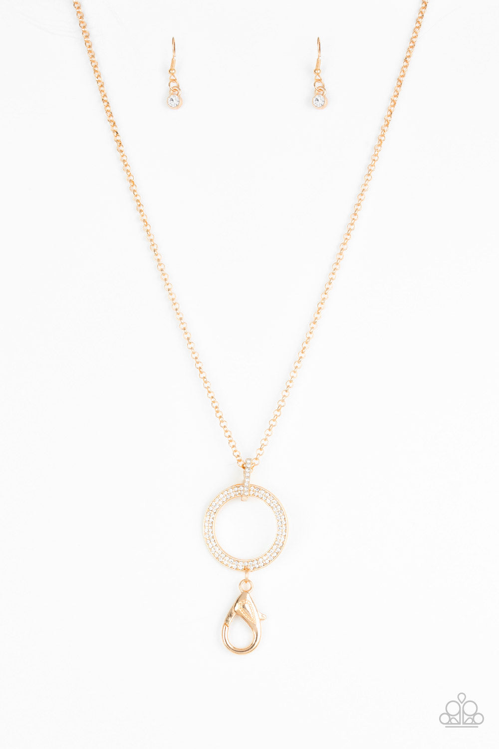 Straight To The Top Gold Paparazzi Necklace Cashmere Pink Jewels