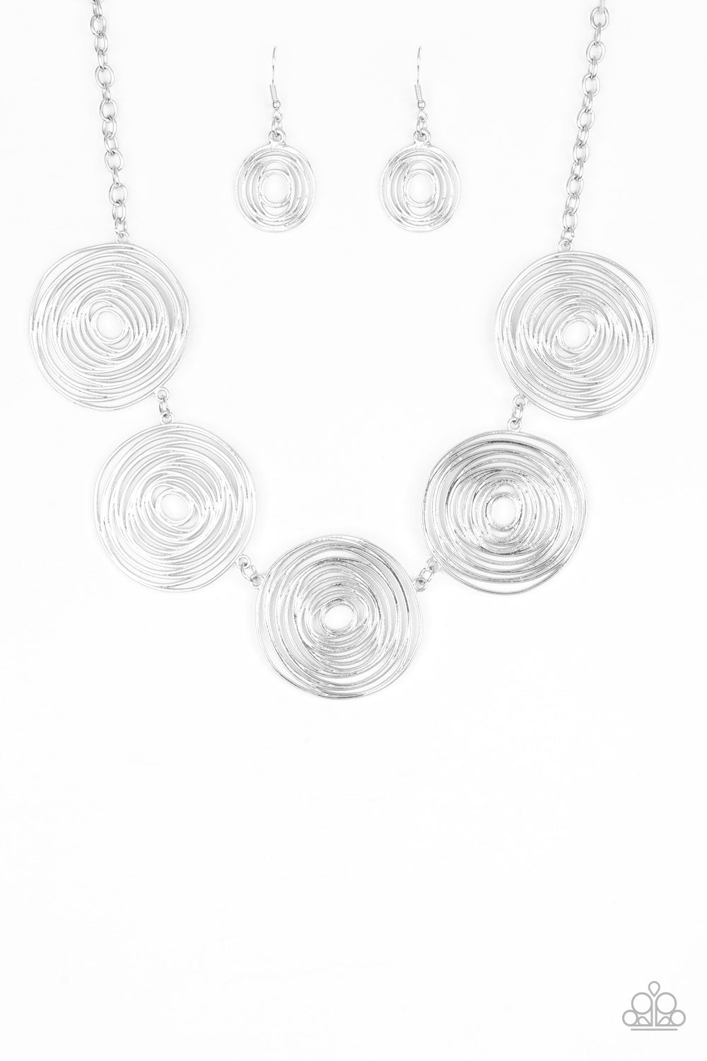 SOL-Mates Silver Paparazzi Necklace Cashmere Pink Jewels