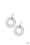 Rippling Radiance Black Paparazzi Earring Cashmere Pink Jewels