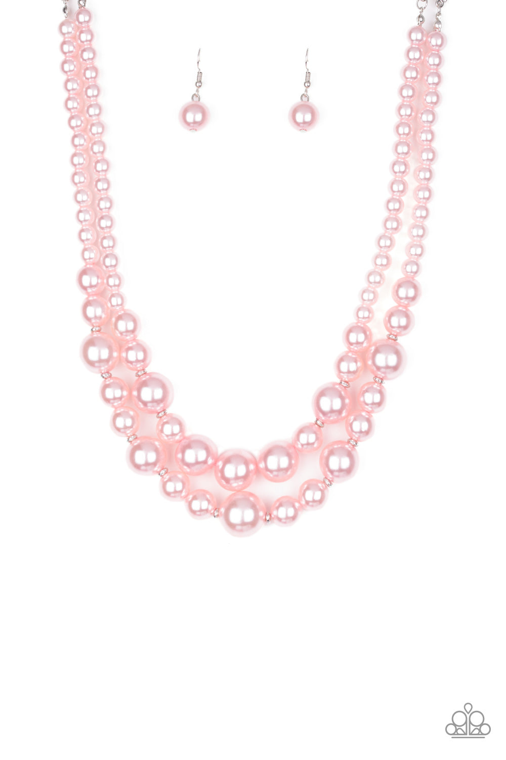 The More The Modest Pink Paparazzi Necklace Cashmere Pink Jewels - Cashmere Pink Jewels & Accessories, Cashmere Pink Jewels & Accessories - Paparazzi