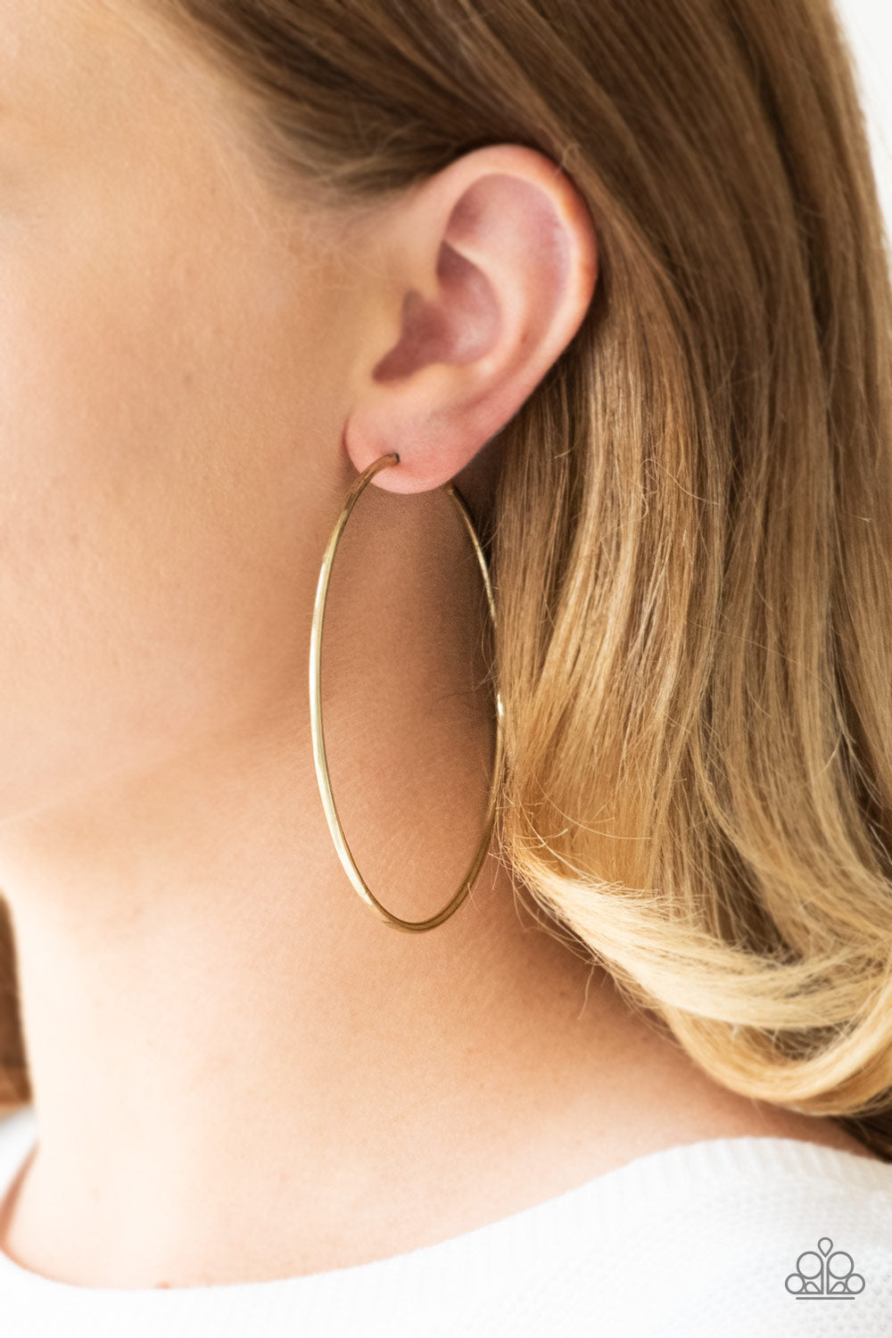 Meet Your Maker! Brass Paparazzi Earrings Cashmere Pink Jewels