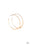 Hoop Hero Gold Paparazzi Earrings Cashmere Pink Jewels