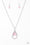 Teardrop Tranquility Pink Paparazzi Necklace Cashmere Pink Jewels
