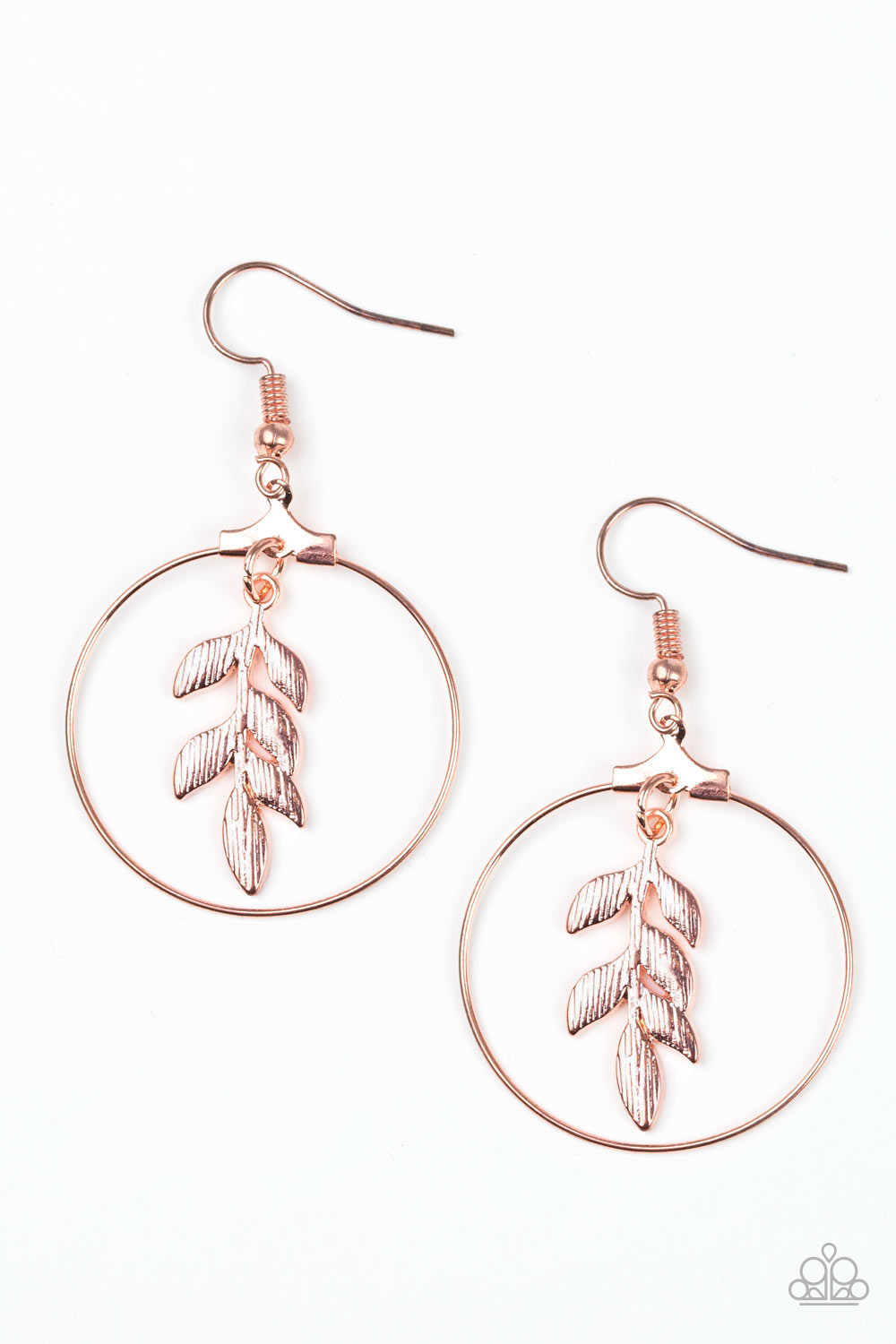 Branching Into Boho Copper Paparazzi Earring Cashmere Pink Jewels - Cashmere Pink Jewels & Accessories, Cashmere Pink Jewels & Accessories - Paparazzi