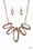 Easy, TIGRESS! Copper Paparazzi Necklace Cashmere Pink Jewels