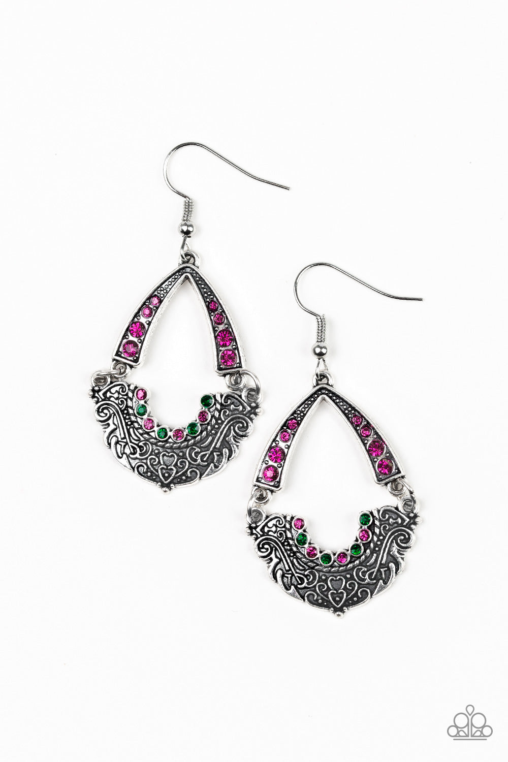 Royal Engagement Multi Paparazzi Earrings Cashmere Pink Jewels - Cashmere Pink Jewels & Accessories, Cashmere Pink Jewels & Accessories - Paparazzi