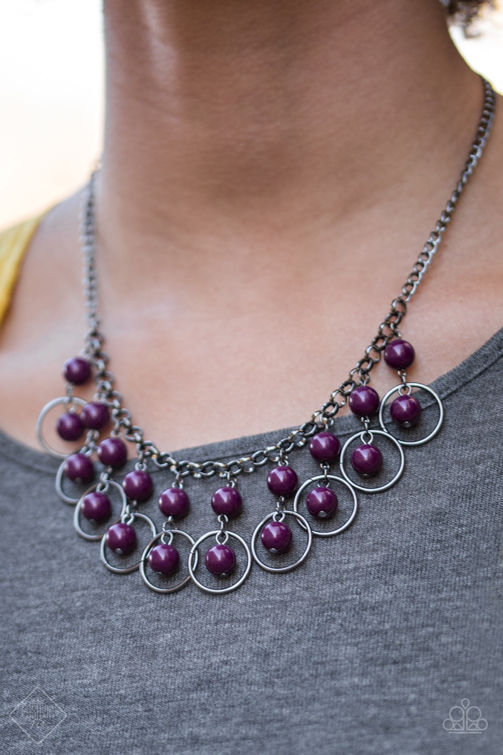 Really Rococo Purple Paparazzi Necklace Cashmere Pink Jewels