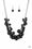 Glam Queen Black Paparazzi Necklace Cashmere Pink Jewels
