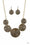 Deserves A Medal Brass Paparazzi Necklaces Cashmere Pink Jewels