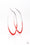 So Seren-DIP-itous Red Paparazzi Earrings Cashmere Pink Jewels