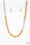 Power To The People Gold Paparazzi Necklaces Cashmere Pink Jewels