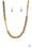 Power to the People Brass Paparazzi Necklaces Cashmere Pink Jewels