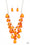 Irresistible Iridescence Orange Paparazzi Necklace Cashmere Pink Jewels