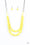 Sundae Shoppe Yellow Paparazzi Necklace Cashmere Pink Jewels