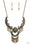 Rogue Vogue Brass Paparazzi Necklaces Cashmere Pink Jewels