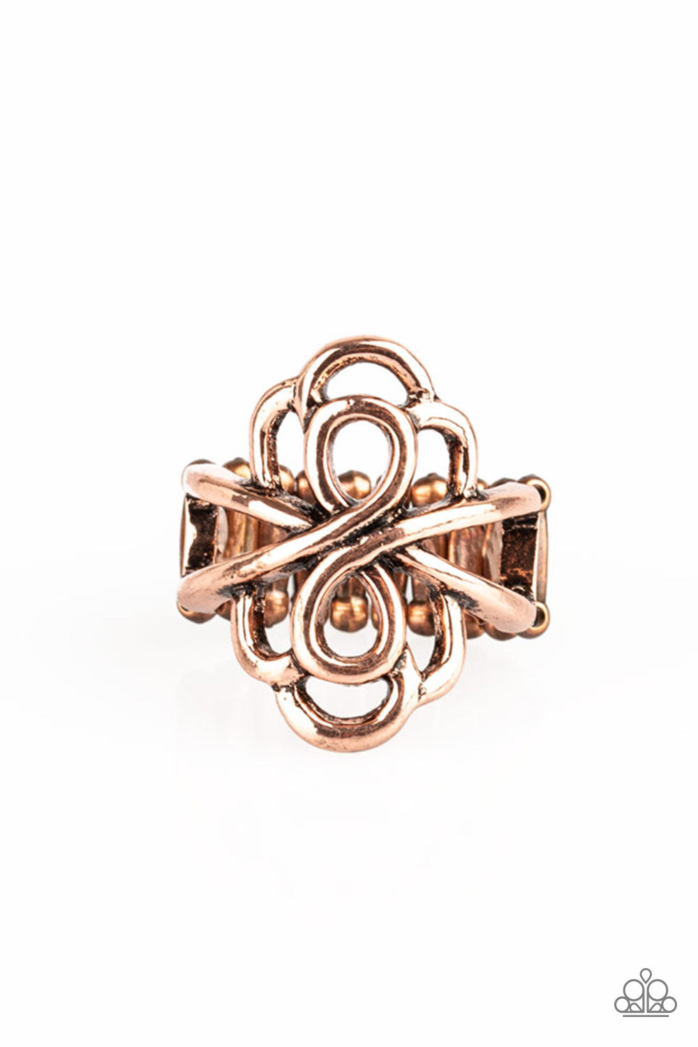 Ever Entwined Copper Paparazzi Rings Cashmere Pink Jewels - Cashmere Pink Jewels & Accessories, Cashmere Pink Jewels & Accessories - Paparazzi