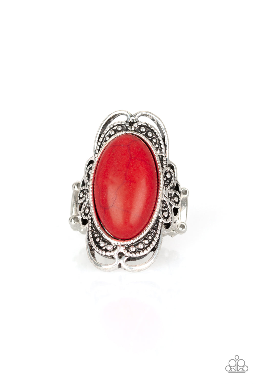 Desert Flavor Red Paparazzi Ring Cashmere Pink Jewels - Cashmere Pink Jewels & Accessories, Cashmere Pink Jewels & Accessories - Paparazzi
