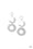 Pop Idol Silver Paparazzi Earrings Cashmere Pink Jewels