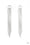 Level Up White Paparazzi Earring Cashmere Pink Jewels