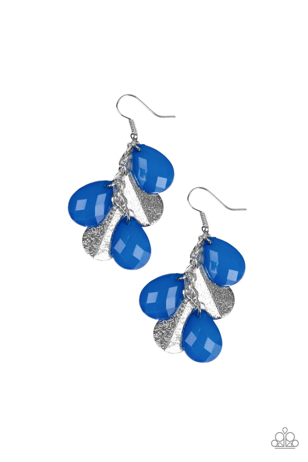 Seaside Stunner Blue Paparazzi Earrings Cashmere Pink Jewels - Cashmere Pink Jewels & Accessories, Cashmere Pink Jewels & Accessories - Paparazzi