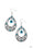 Gotta Get That Glow Blue Paparazzi Earrings Cashmere Pink Jewels