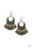 Mesa Majesty Brass Paparazzi Earring Cashmere Pink Jewels