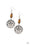 Adobe Dweller Brown Paparazzi Earrings Cashmere Pink Jewels