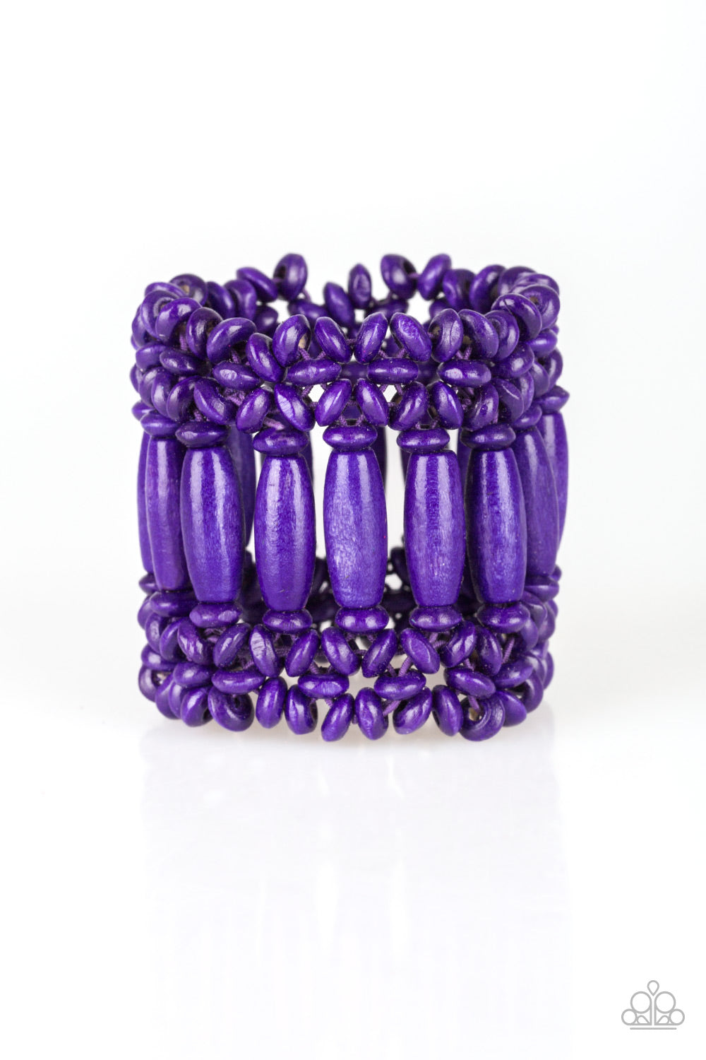 Barbados Beach Club Purple Paparazzi Bracelet Cashmere Pink Jewels - Cashmere Pink Jewels & Accessories, Cashmere Pink Jewels & Accessories - Paparazzi