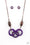 Bahama Drama Purple Paparazzi Necklace Cashmere Pink Jewels