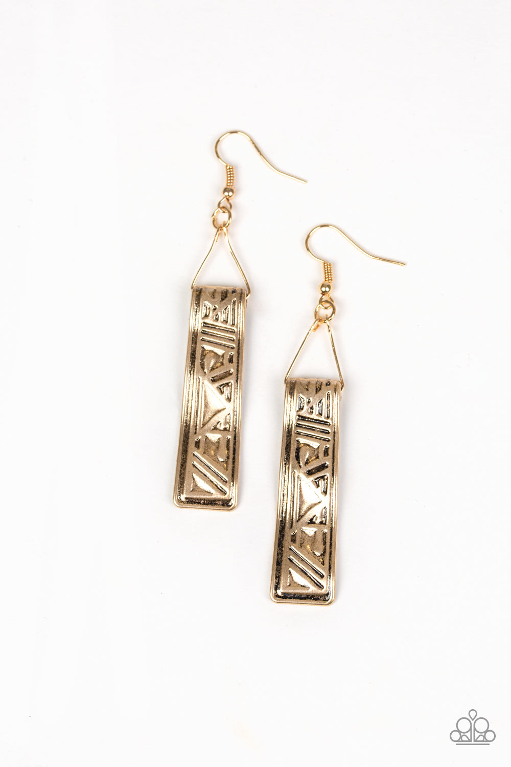 Ancient Artifacts Gold Paparazzi Earrings Cashmere Pink Jewels - Cashmere Pink Jewels & Accessories, Cashmere Pink Jewels & Accessories - Paparazzi