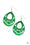 Merrily Marooned Green Paparazzi Earrings Cashmere Pink Jewels