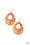 Merrily Marooned Orange Paparazzi Earrings Cashmere Pink Jewels