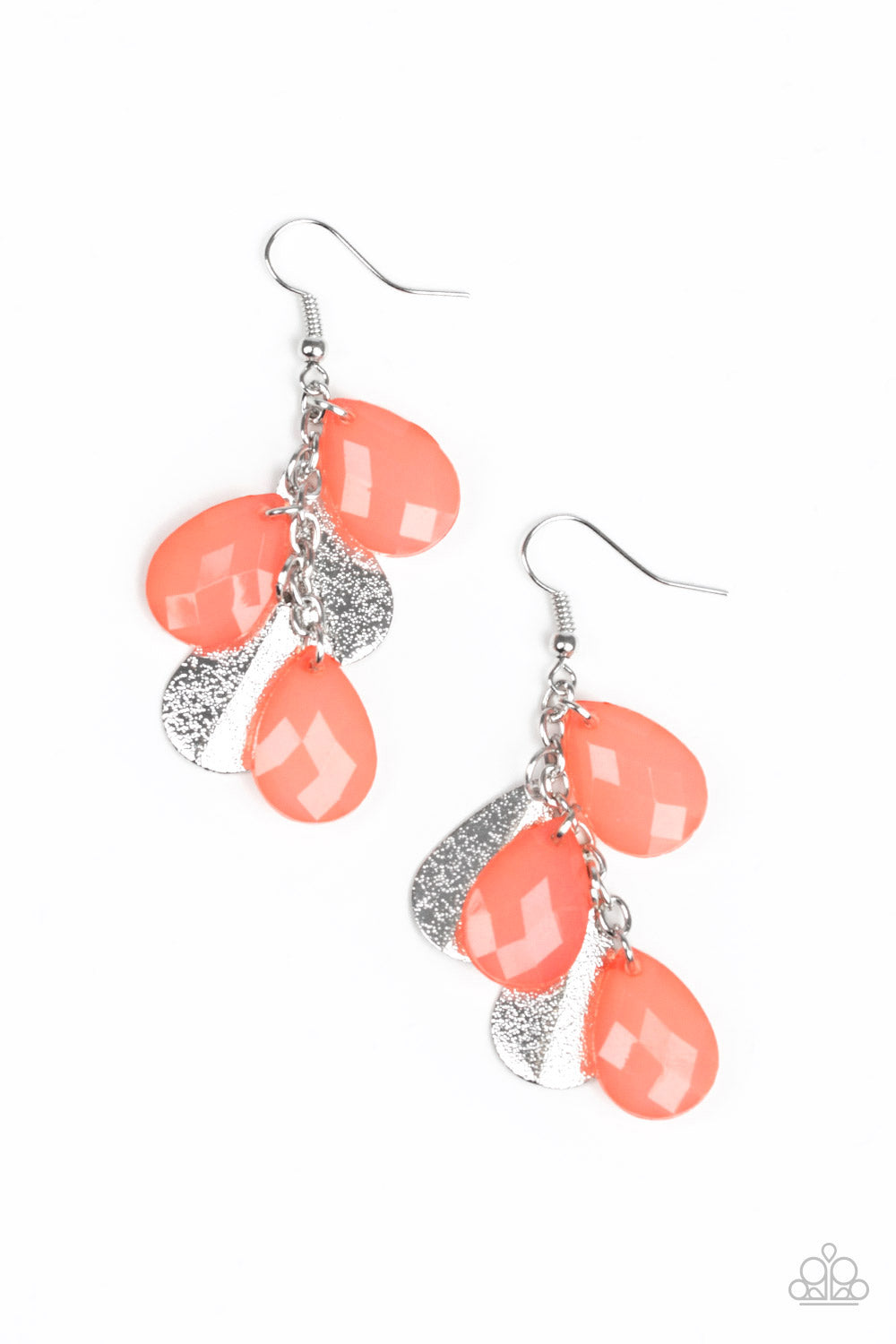 Seaside Stunner Orange Paparazzi Earring Cashmere Pink Jewels - Cashmere Pink Jewels & Accessories, Cashmere Pink Jewels & Accessories - Paparazzi