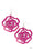 Island Rose Pink Paparazzi Earring Cashmere Pink Jewels