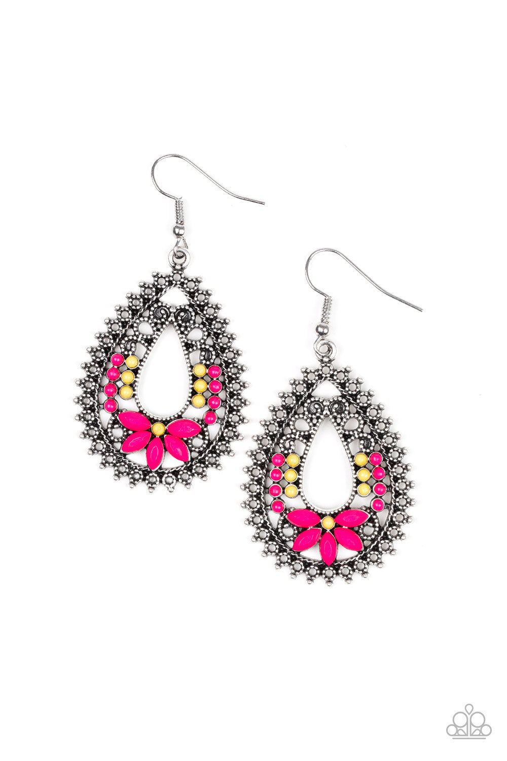 Atta-GALA Pink Paparazzi Earrings Cashmere Pink Jewels - Cashmere Pink Jewels & Accessories, Cashmere Pink Jewels & Accessories - Paparazzi