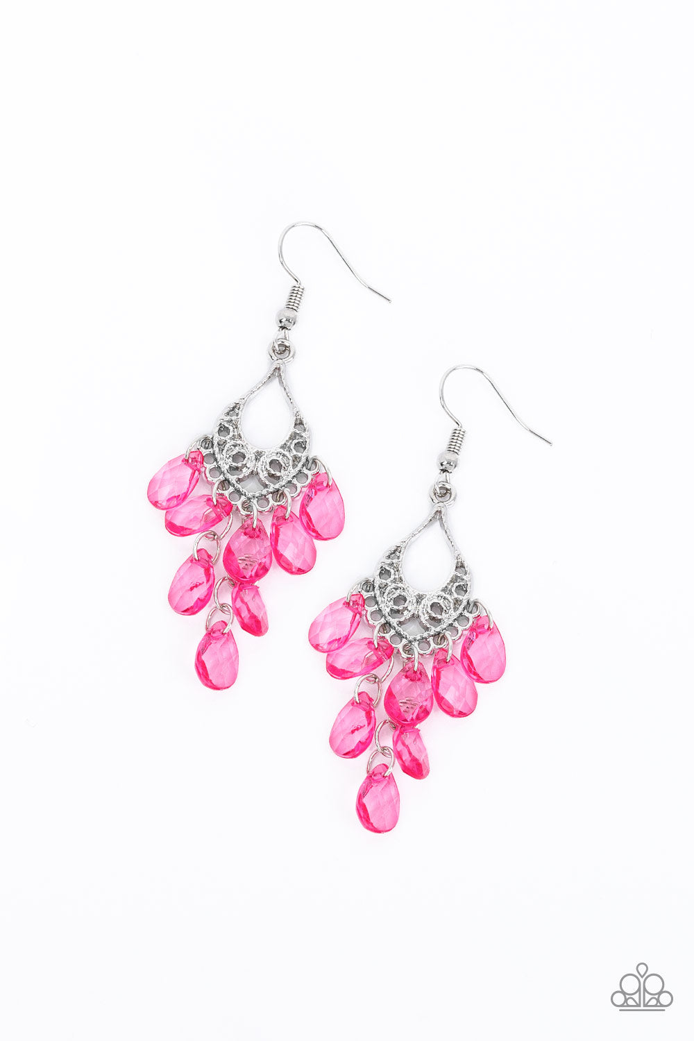 What Happens In Maui Pink Paparazzi Earrings Cashmere Pink Jewels - Cashmere Pink Jewels & Accessories, Cashmere Pink Jewels & Accessories - Paparazzi
