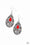 Modern Monte Carlo Red Paparazzi Earrings Cashmere Pink Jewels