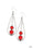Natural Nova Red Paparazzi Earrings Cashmere Pink Jewels