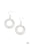 Sparkle Splurge White Paparazzi Earrings Cashmere Pink Jewels