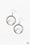 Mesa Mood - White - Earrings - Paparazzi Accessories