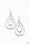 Drop Anchor White Paparazzi Earrings Cashmere Pink Jewels