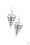 Jurassic Journey White Paparazzi Earrings Cashmere Pink Jewels