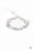 Modern Movement Silver Paparazzi Bracelet Cashmere Pink Jewels