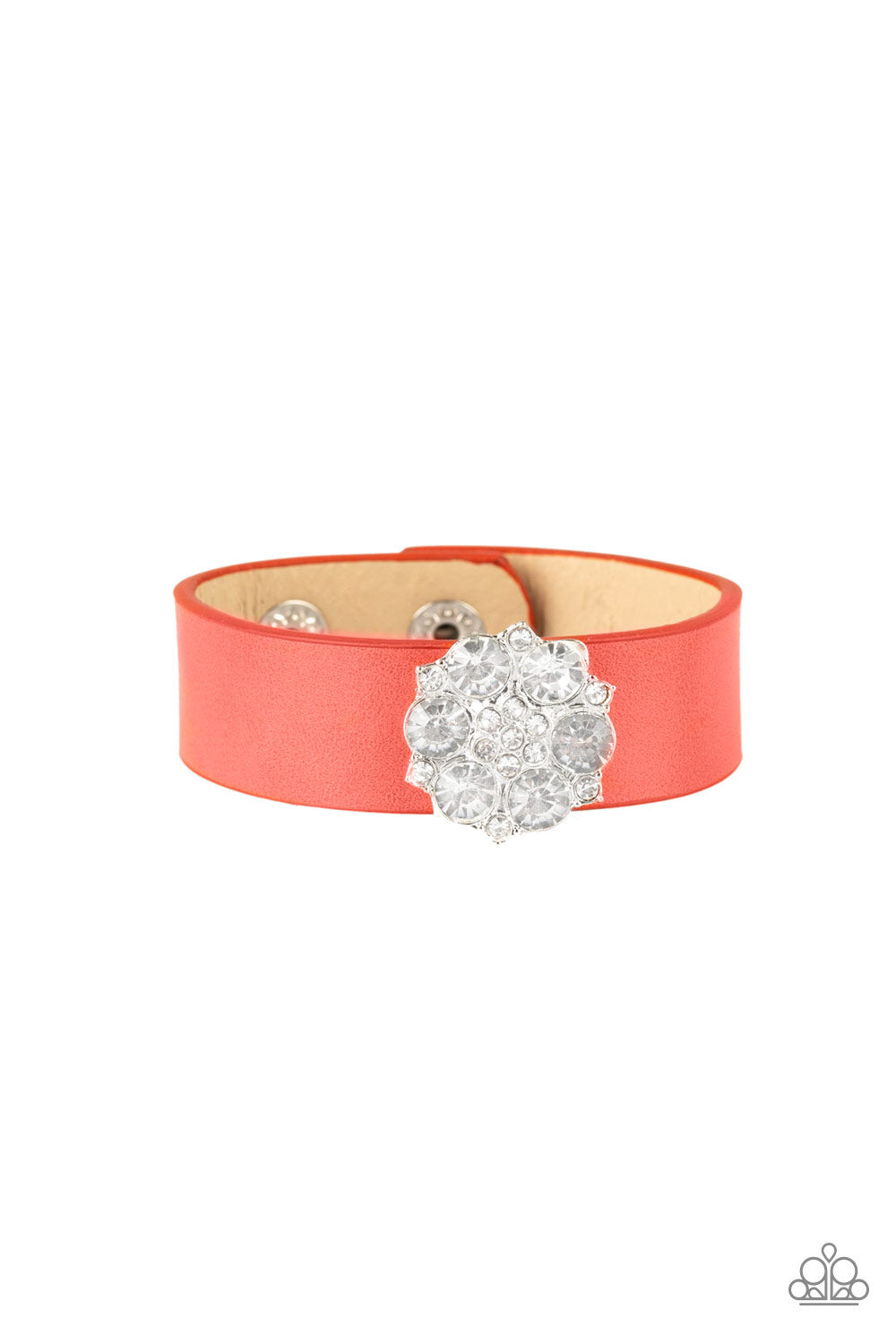 Show-Stopper Orange Paparazzi Bracelet Cashmere Pink Jewels - Cashmere Pink Jewels & Accessories, Cashmere Pink Jewels & Accessories - Paparazzi