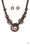 Boardwalk Party Brown Paparazzi Necklaces Cashmere Pink Jewels